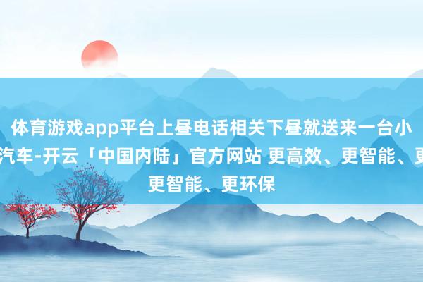 体育游戏app平台上昼电话相关下昼就送来一台小鹏X9汽车-开云「中国内陆」官方网站 更高效、更智能、更环保