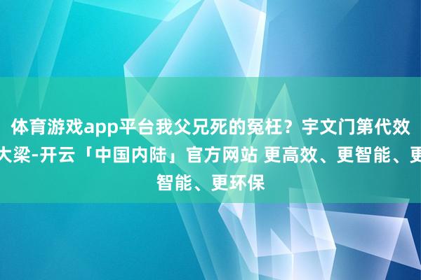 体育游戏app平台我父兄死的冤枉？宇文门第代效忠于大梁-开云